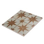 Keramik Tile - Starburst Beige Fliese (Seite)