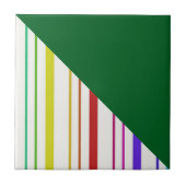 Keramik Tile Strip farbenfroh grün Fliese (Vorderseite)