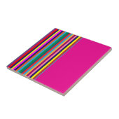 Keramik Tile Strip Hot Pink farbig Fliese (Seite)