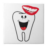 Keramik Tile Tooth Smile Dentist Fliese (Vorderseite)