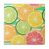 Keramik Tile/Trivet-Citrus Keramik Tile Fliese (Vorderseite)
