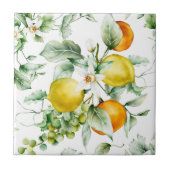 Keramik Tile/Trivet-Citrus Keramik Tile Fliese (Vorderseite)