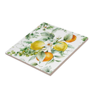 Keramik Tile/Trivet-Citrus Keramik Tile Fliese