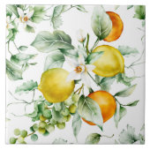 Keramik Tile/Trivet-Citrus Keramik Tile Fliese (Vorderseite)