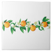 Keramik Tile/Trivet-Citrus Keramik Tile Fliese (Vorderseite)