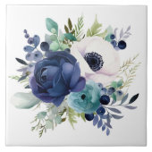 Keramik Tile/Trivet-Floral Fliese (Vorderseite)