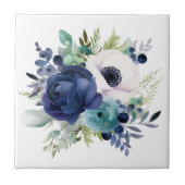 Keramik Tile/Trivet-Floral Fliese (Vorderseite)