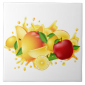 Keramik Tile/Trivet-Frucht Keramik Tile Fliese (Vorderseite)