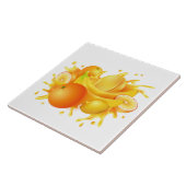 Keramik Tile/Trivet-Frucht Keramik Tile Fliese (Seite)
