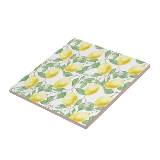 Keramik Tile/Trivet Lemons Fliese (Seite)