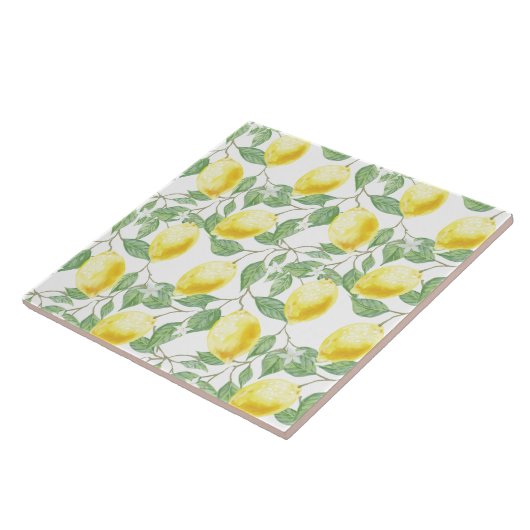 Keramik Tile/Trivet-Lemons Keramik Tile Fliese (Seite)