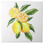 Keramik Tile/Trivet-Lemons Keramik Tile Fliese (Vorderseite)