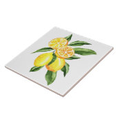 Keramik Tile/Trivet-Lemons Keramik Tile Fliese (Seite)