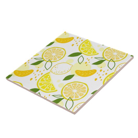 Keramik Tile/Trivet-Lemons Keramik Tile Fliese (Seite)