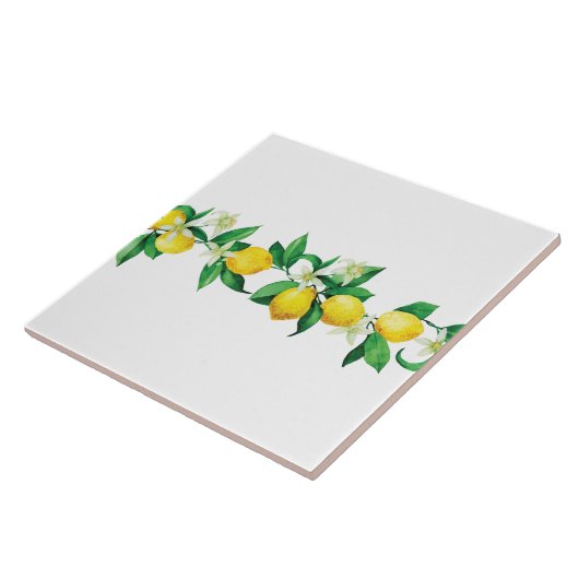 Keramik Tile/Trivet-Lemons Keramik Tile Fliese (Seite)