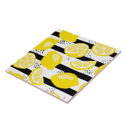 Keramik Tile/Trivet-Lemons Keramik Tile Fliese (Seite)