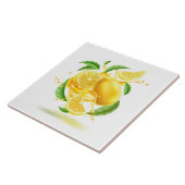 Keramik Tile/Trivet-Lemons Keramik Tile Fliese (Seite)