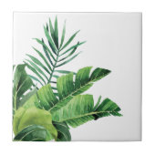 Keramik Tile/tropische Palmen Fliese (Vorderseite)
