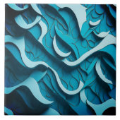 Keramik Tile " Türkische Waves II. Fliese (Vorderseite)