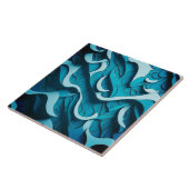 Keramik Tile " Türkische Waves II. Fliese (Seite)