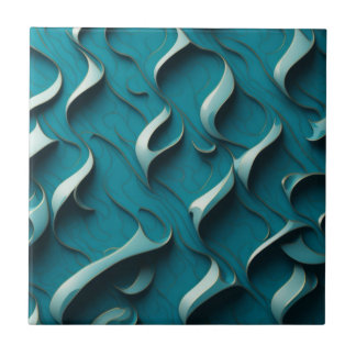 Keramik Tile " Türkiswaves " Fliese