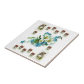 Keramik Tile Viktorianisch Floral Fliese (Seite)