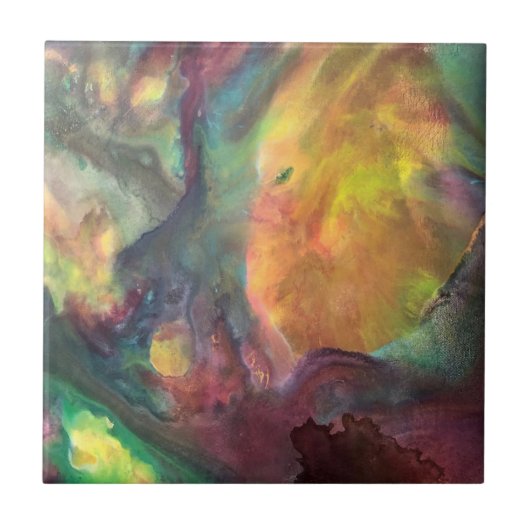 Keramik Tile von Johnson Abstrakt Art Fliese (Vorderseite)