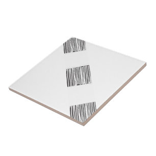 Keramik Tile Weiß und Schwarz Kariert Fliese