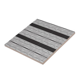 Keramik Tile Weiß und Schwarz Kariert Fliese