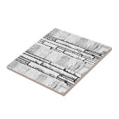 Keramik Tile White Brick Vintag Fliese (Seite)