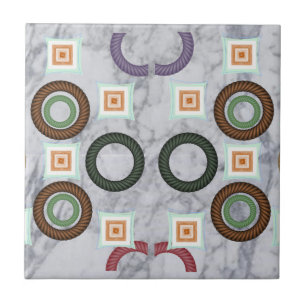 Keramik Tile White Marble Abstrakt Fliese