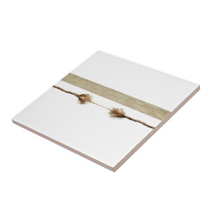 Keramik Tile White Rope Natural Fliese