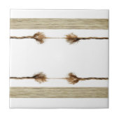 Keramik Tile White Rope Natural Fliese (Vorderseite)