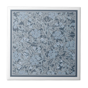 KERAMIK TILE: WILLIAM MORRIS : BLUE JASMINE FLIESE
