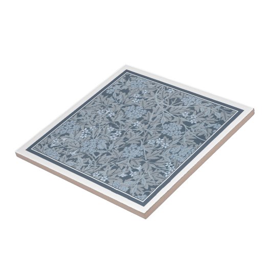 KERAMIK TILE: WILLIAM MORRIS : BLUE JASMINE FLIESE (Seite)