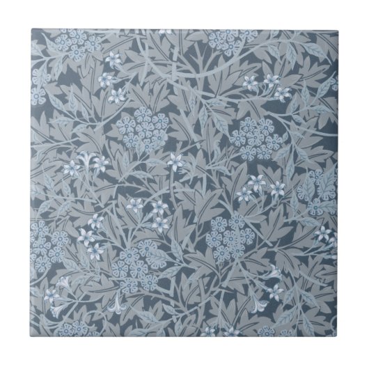 KERAMIK TILE WILLIAM MORRIS JASMINE DESIGN FLIESE (Vorderseite)