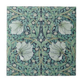 KERAMIK TILE ; WILLIAM MORRIS : PIMPERNEL FLIESE (Vorderseite)
