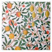 KERAMIK TILE ; WILLIAM MORRIS : POMEGRANATE FLIESE (Vorderseite)
