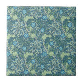 KERAMIK TILE ; WILLIAM MORRIS : SEAWEED FLIESE (Vorderseite)