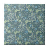 KERAMIK TILE : WILLIAM MORRIS : SEEWEED FLIESE (Vorderseite)