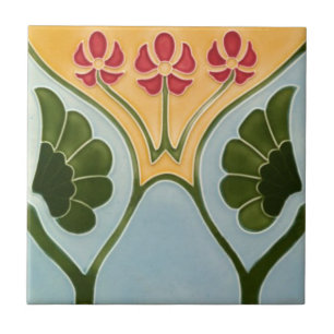 Keramik Tiles - BlumenJugendstil Fliese