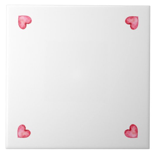 Keramik Tiles - Herz 2 Fliese (Vorderseite)
