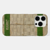 Keramik Tiles Mittelmeer Muster jeden Namen Case-Mate iPhone Hülle (Rückseite (Horizontal))