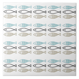 Keramik Tiles - skandinavischer Fisch Fliese