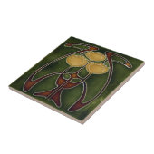 Keramik Tiles - Tulips Art Nouveau Reproduction Fliese (Seite)