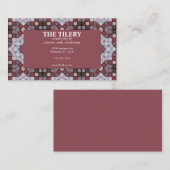 Keramik Tiles Visitenkarte (Vorne/Hinten)