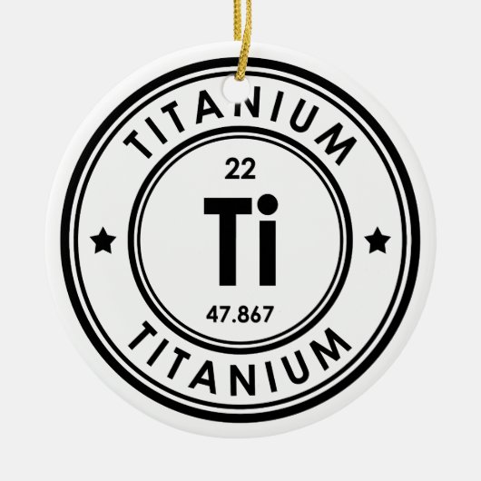Keramik Titanium Element Keramik Ornament (Vorne)