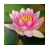 KERAMIK TITEL / PINK LOTUS BLOSSOM FLIESE (Vorderseite)