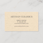 Keramik-Töpferei Visitenkarte (Rückseite)