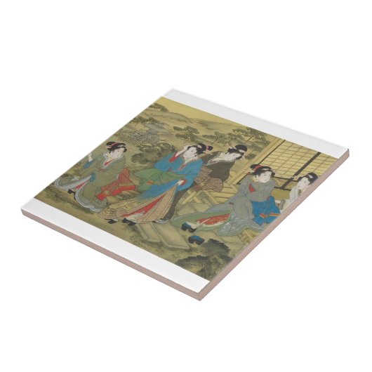 Keramik Traditionelle japanische Fliesen (Seite)